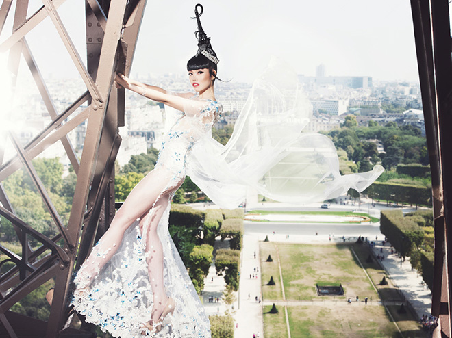 Jessica Minh Anh hứa hẹn show diễn hoành tráng cho thời trang Việt trên kinh đô Pháp