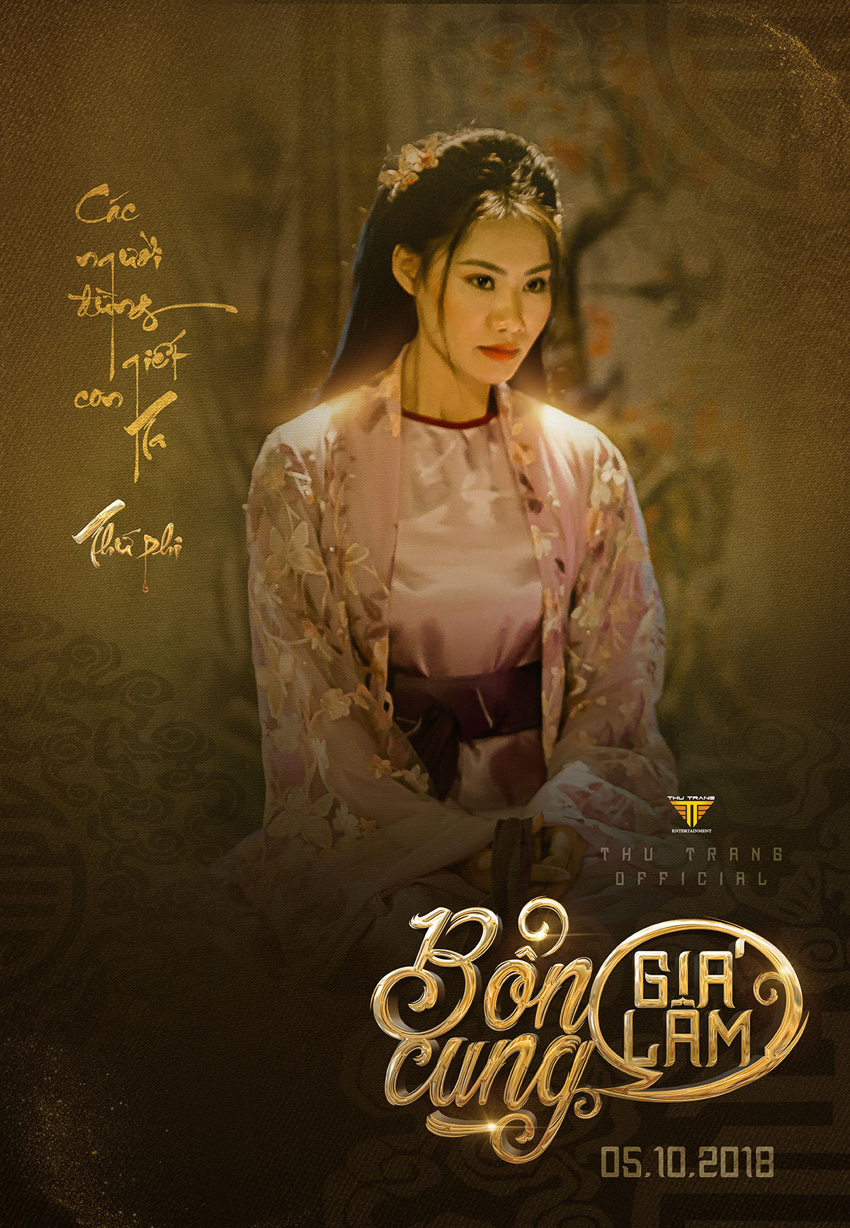Phương Trinh Joilie, Sĩ Thanh, Diệu Nhi hoá 'Phi tần' trong phim mới của 'Hoàng hậu' Thu Trang