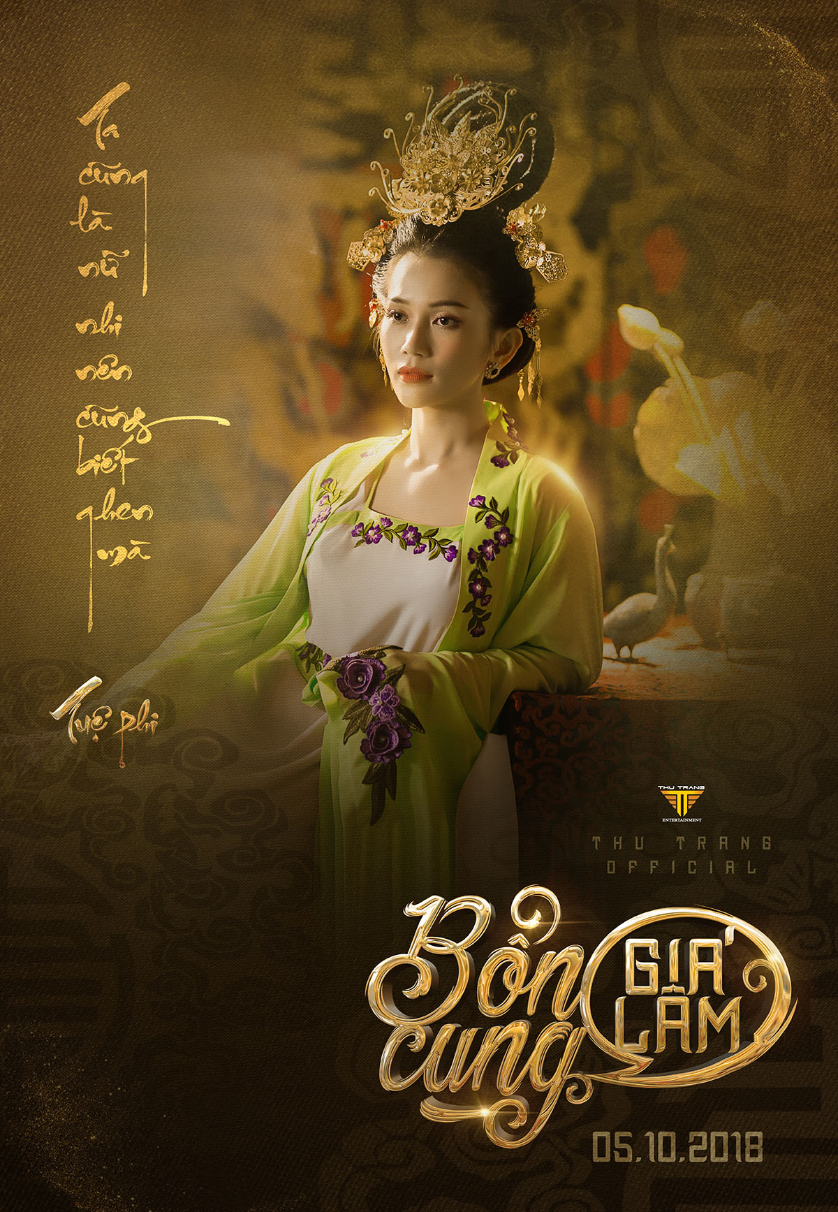 Phương Trinh Joilie, Sĩ Thanh, Diệu Nhi hoá 'Phi tần' trong phim mới của 'Hoàng hậu' Thu Trang