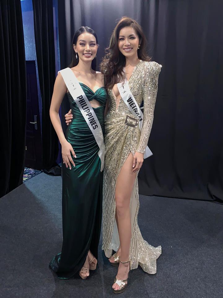 Hoa hậu Philippines mất hành lý, Minh Tú 'chơi đẹp' khi cho mượn đồ dạ hội dự tiệc